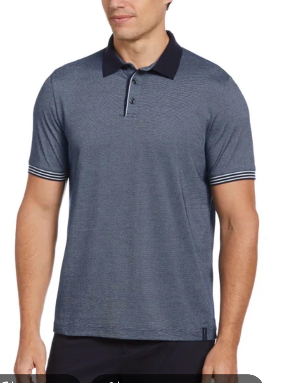Men’s Perry Ellis blue collard short sleeve